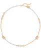 KATE SPADE TWO-TONE INTERLOCK MIXED CHAIN 38 New