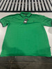 TIGER WOLF 3 BUTTON POLO SHIRT - SIZE: MEN XL - GREEN/BLACK TIGER WOLF 3 BUTTON POLO SHIRT - SIZE: MEN XL - GREEN/BLACK