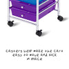 HONEY CAN DO RAINBOW 10-DRAWER METAL ROLLING STORAGE CART CRT-02214 - RAINBOW HONEY CAN DO RAINBOW 10-DRAWER METAL ROLLING STORAGE CART CRT-02214 - RAINBOW