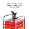 HONEY CAN DO RAINBOW 10-DRAWER METAL ROLLING STORAGE CART CRT-02214 - RAINBOW HONEY CAN DO RAINBOW 10-DRAWER METAL ROLLING STORAGE CART CRT-02214 - RAINBOW