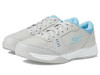 SKECHERS WOMEN'S VIPER COURT SMASH ATHLETIC PICKLEBALL SHOE SIZE 9.5 GRAY/BLUE
