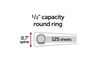 OFFICE DEPOTĀ® BRAND NONSTICK 3-RING BINDER, 1/2" ROUND RINGS, - BLUE OFFICE DEPOTĀ® BRAND NONSTICK 3-RING BINDER, 1/2" ROUND RINGS, - BLUE