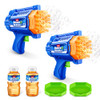 ZURU MOTORIZED BUBBLE BLASTER 2 PACK AUTOMATIC BUBBLE MACHINE 11361 - BLUE