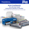 Brother Genuine TN229XXLBK Black Super High Yield Printer Toner Cartridge New Brother Genuine TN229XXLBK Black Super High Yield Printer Toner Cartridge New