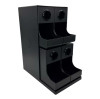 KEURIG 4CT PREMIUM MODULAR COMPARTMENT COFFEE ORGANIZER - BLACK