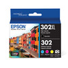 EPSON 302 claria premium ink high capacity color cartridge combo pack - Black New EPSON 302 claria premium ink high capacity color cartridge combo pack - Black New