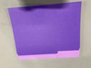 OFFICE DEPOT 2-TONE FILE FOLDERS, 1/3 CUT, LETTER SIZE, PACK OF 24 - PURPLE OFFICE DEPOT 2-TONE FILE FOLDERS, 1/3 CUT, LETTER SIZE, PACK OF 24 - PURPLE