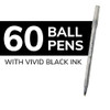 BIC XTRA LIFE ROUND BALLPOINT PEN MEDIUM (1.0MM) BLACK 60-COUNT GSM609 - BLACK New BIC XTRA LIFE ROUND BALLPOINT PEN MEDIUM (1.0MM) BLACK 60-COUNT GSM609 - BLACK New