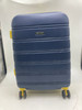 ROCKLAND MELBOURNE 20-INCH HARDSIDE SPINNER CARRY-ON LUGGAGE NAVY BLUE YELLOW ROCKLAND MELBOURNE 20-INCH HARDSIDE SPINNER CARRY-ON LUGGAGE NAVY BLUE YELLOW