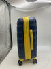 ROCKLAND MELBOURNE 20-INCH HARDSIDE SPINNER CARRY-ON LUGGAGE NAVY BLUE YELLOW ROCKLAND MELBOURNE 20-INCH HARDSIDE SPINNER CARRY-ON LUGGAGE NAVY BLUE YELLOW