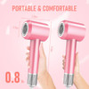 USKOWO HAIR DRYER 1800W FAST DRYING BLOW DRYER 160,000 RPM MOTOR - CANDY PINK