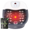 ECARBME FOOT SPA BATH MASSAGER WITH HEAT VIBRATION, 2025 UPGRADED, GRAY