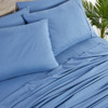 BIBB HOME 2000 COUNT 6-PIECE RAYON FROM BAMBOO SHEET SET - TWIN XL - OCEAN BLUE New BIBB HOME 2000 COUNT 6-PIECE RAYON FROM BAMBOO SHEET SET - TWIN XL - OCEAN BLUE New