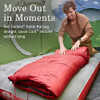 COLEMAN FLATLANDS 30/40/50°F SLEEPING BAG RECYCLED MATERIAL - RED/MULTI New COLEMAN FLATLANDS 30/40/50°F SLEEPING BAG RECYCLED MATERIAL - RED/MULTI New