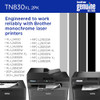 BROTHER GENUINE TN830XL 2PK BLACK HIGH YIELD 2-PACK PRINT UP TO 3,000 PAGES New