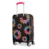 SARAH JESSICA PARKER HARDSIDE EXPANDABLE CARRY ON SUITCASE - BLACK SHOE WHEEL New