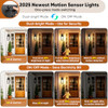BESLOWE 14” UPGRADED MOTION SENSOR OUTDOOR WALL LIGHTS, BLACK, 2 PACK BESLOWE 14” UPGRADED MOTION SENSOR OUTDOOR WALL LIGHTS, BLACK, 2 PACK