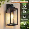 BESLOWE 14” UPGRADED MOTION SENSOR OUTDOOR WALL LIGHTS, BLACK, 2 PACK BESLOWE 14” UPGRADED MOTION SENSOR OUTDOOR WALL LIGHTS, BLACK, 2 PACK