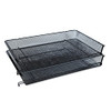 UNIVERSAL 20012 MESH STACKABLE SIDE LOAD TRAY, LEGAL, 20012 - BLACK New