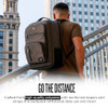 SOLO NEW YORK TSA LAPTOP BACKPACK FOR WOMEN & MEN CARRY ON BOOKBAG TRAVEL - GREY New