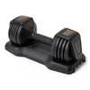 AMAZON BASICS ADJUSTABLE DUMBBELL, 25 LB - BLACK