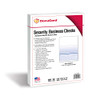 04517 DocuGard Standard Security Check 11 Features 8.5 X 11 500/ream - BLUE New