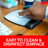 3M PRECISE MOUSE PAD WITH GEL WRIST REST, SOOTHING GEL COMFORT MW310LE - BLACK
