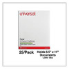 UNIVERSAL TWO-POCKET PORTFOLIO EMBOSSED LEATHER GRAIN PAPER 11 X 8.5 25/BOX New