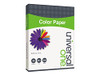 UNIVERSAL 11201 COLORED PAPER 20LB 8-1/2 X 11 500 SHEETS/REAM - CANARY New