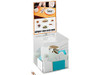 SAFCO 4234CL LARGE ACRYLIC COLLECTION BOXES - CLEAR New SAFCO 4234CL LARGE ACRYLIC COLLECTION BOXES - CLEAR New