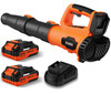 LEAPFUL LEAF BLOWER 21V CORDLESS ELECTRIC BLOWER LP69 - LIGHT ORANGE