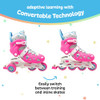 CHICAGO SKATES INLINE TRAINING SKATE COMBO - PINK/PURPLE - SMALL S RANGE
