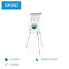 MasterVision 3-Leg Lightweight Telescoping Display Easel, FLX09102MV - Silver