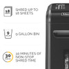 Fellowes Powershred 99Ci 18-Sheet 100% Jam-Proof Machine, 3229904 - BLACK/GRAY Fellowes Powershred 99Ci 18-Sheet 100% Jam-Proof Machine, 3229904 - BLACK/GRAY