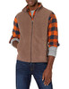 AMAZON ESSENTIALS MEN'S FULL-ZIP POLAR FLEECE VEST BROWN HEATHER M New AMAZON ESSENTIALS MEN'S FULL-ZIP POLAR FLEECE VEST BROWN HEATHER M New