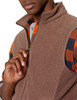 AMAZON ESSENTIALS MEN'S FULL-ZIP POLAR FLEECE VEST BROWN HEATHER M New AMAZON ESSENTIALS MEN'S FULL-ZIP POLAR FLEECE VEST BROWN HEATHER M New