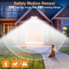 CELAVY 40W 4000 LUMEN LED SECURITY LIGHT, 3000K/5000K Light, CE-2202-A - White CELAVY 40W 4000 LUMEN LED SECURITY LIGHT, 3000K/5000K Light, CE-2202-A - White