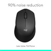 LOGITECH M330 SILENT WIRELESS MOUSE, 2.4GHZ WITH USB RECEIVER 910-004905 BLACK New