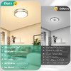 Bright Ever LED Ceiling Light Fixture Pack of 2 Brushed Nickel 63025008-03 Bright Ever LED Ceiling Light Fixture Pack of 2 Brushed Nickel 63025008-03