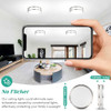 Bright Ever LED Ceiling Light Fixture Pack of 2 Brushed Nickel 63025008-03 Bright Ever LED Ceiling Light Fixture Pack of 2 Brushed Nickel 63025008-03