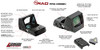CRIMSON TRACE RAD OPEN REFLEX PISTOL SIGHT AUTO SHUTOFF TEXTURED SIDES CRIMSON TRACE RAD OPEN REFLEX PISTOL SIGHT AUTO SHUTOFF TEXTURED SIDES
