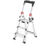 HAILO TL100 TOPLINE TELESCOPIC STEPLADDER - SILVER HAILO TL100 TOPLINE TELESCOPIC STEPLADDER - SILVER