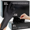 FINITEX - Black Nitrile Disposable Gloves 5mil Powder/Latex-Free Medical Exam New