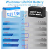 WULDNMAR 12V 7.2AH LIFEPO4 WULDNMAR-BATTERY WULDNMAR 12V 7.2AH LIFEPO4 WULDNMAR-BATTERY