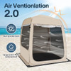 EIGHTEENTEK ALL WEATHER CAMPING SCREEN TENT/SUV TENT, POP UP TENT 9003P - BEIGE EIGHTEENTEK ALL WEATHER CAMPING SCREEN TENT/SUV TENT, POP UP TENT 9003P - BEIGE