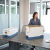 Bankers Box STOR/FILE Medium-Duty Storage Boxes, FastFold (00704) - Blue/White New Bankers Box STOR/FILE Medium-Duty Storage Boxes, FastFold (00704) - Blue/White New