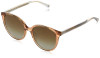 KATE SPADE NEW YORK KIMBERLYN/G/S OVAL SUNGLASSES SAND 56M - BROWN CRYSTAL