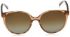 KATE SPADE NEW YORK KIMBERLYN/G/S OVAL SUNGLASSES SAND 56M - BROWN CRYSTAL