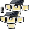 AMERITOP SOLAR LIGHTS OUTDOOR, 2 PACK LED HIGH BRIGHTNESS MOTION-SENSOR - BLACK New AMERITOP SOLAR LIGHTS OUTDOOR, 2 PACK LED HIGH BRIGHTNESS MOTION-SENSOR - BLACK New