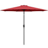 SIMPLE DELUXE 9' PATIO UMBRELLA OUTDOOR TABLE MARKET YARD UMBRELLA, RED SIMPLE DELUXE 9' PATIO UMBRELLA OUTDOOR TABLE MARKET YARD UMBRELLA, RED